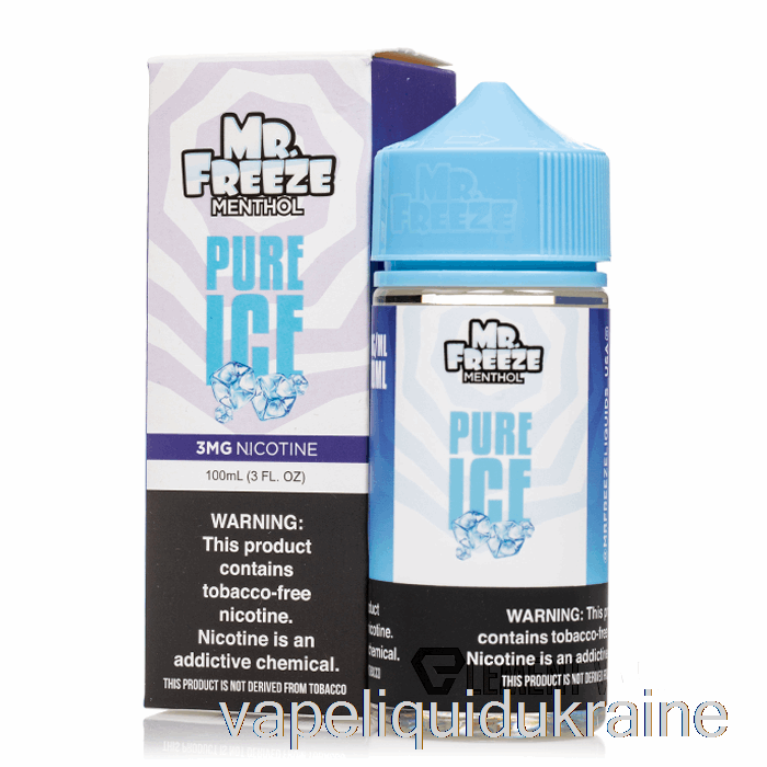 Vape Liquid Ukraine Pure Ice - Mr Freeze - 100mL 6mg